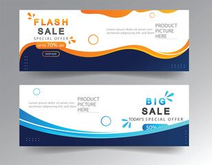 sale banner template design  big sale  flash sale. modern banner design.