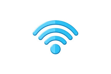 Obraz premium Enhancing connectivity wi-fi signal icon digital design technology environment graphic viewpoint
