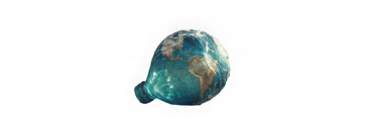 Earth inside light bulb, sustainability, environment