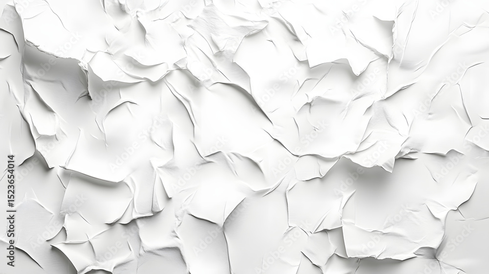 Poster artistic composition studio image texture minimalist close-up horizontal pure white background