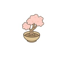 tree on a white background