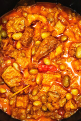 baked beans with meat