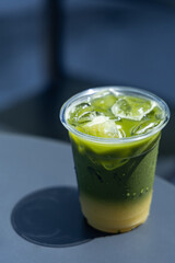 Delicious pineapple Matcha drink, you must try it.
