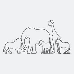 Fototapeta premium camel in the desert