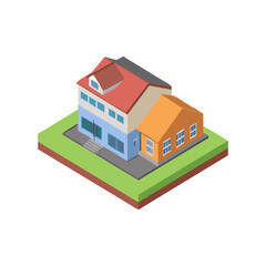 Modern Isometric House 