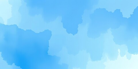 Soft blue watercolor wash background with subtle stain splashes creating a harmonious blend, dye, elegant