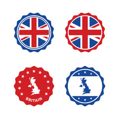 Great Britain stamp, United Kingdom product label