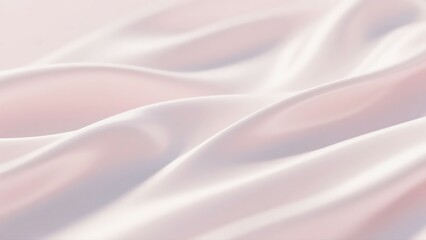 Obraz premium Soft Pink Fabric Waves with Gentle Ripples and Subtle Shading