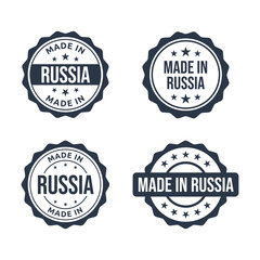 Russia stamp set, Russian product labels