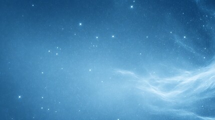 Serene cosmic expanse with nebula light