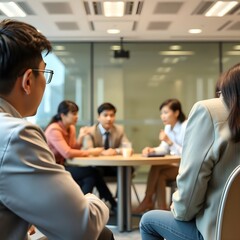 Fototapeta premium Meeting at an oriental company
