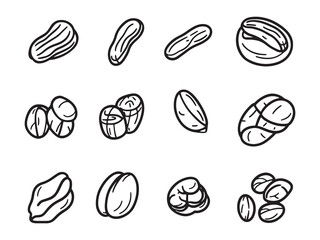 Trail Mix Minimalist Line Art Set 