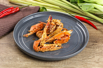 Delicous steamed Spider crab Claws