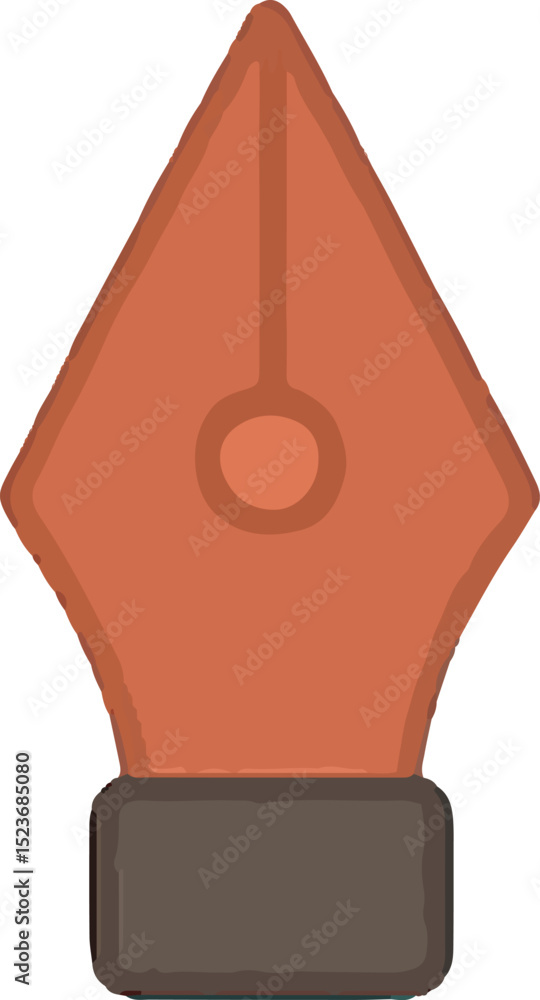 Poster a digital pen tool icon, perfect for vector graphics and precise editing in design software