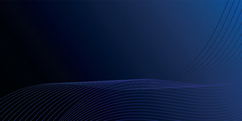 abstract blue background with dynamic swirl lines vector illustration eps10