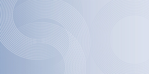 Fototapeta premium Abstract blue white gradient background texture, modern circle lines pattern with geometric elements, grey scene with dynamic curves. vector illustration