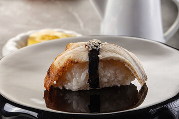 Japanese cuisine - sushi with eel