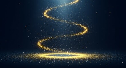 Obraz premium Pentecost celebration. Blue background with glowing light