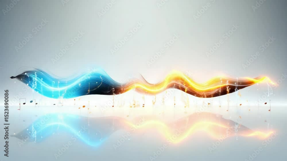 Poster dynamic energies: an artful depiction of fluid dynamics showcases the interplay of opposing forces, 