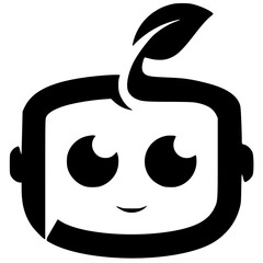 black and white NATURE ROBOT