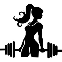 woman lifting weights