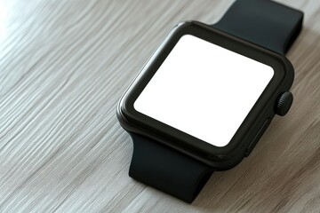 Ultra Quality Picture of a Smart Watch That Says Mock Up on it