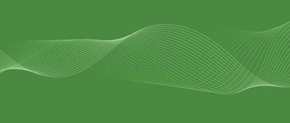 Abstract wave lines in color gradient on minimalist background. Futuristic and dynamic look, perfect for tech, digital, and modern design projects.