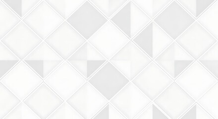 Obraz premium Diamond Abstract Pattern White Gray