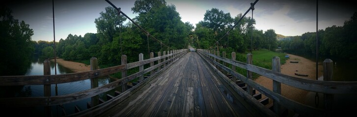 Fototapeta premium bridge over the river