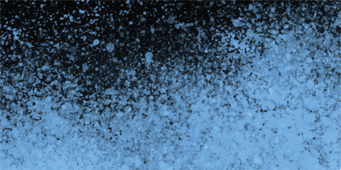 Abstract Dark Blue Nebula Background with Glowing Light.Dark blue background texture with a black vignette in old vintage textured border design.Blue powder explode cloud on black background. 