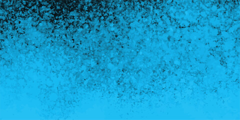 Abstract Dark Blue Nebula Background with Glowing Light.Dark blue background texture with a black vignette in old vintage textured border design.Blue powder explode cloud on black background. 