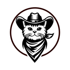 Cowboy Cat in a Circle
