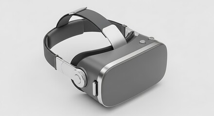Sleek Modern Virtual Reality VR Headset for Immersive Gaming and Digital Experiences
