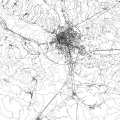 Obraz premium 3D illustration of city and urban in Asti Italy