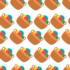 Knitting vector pattern. Vector texture seamless pattern.  Vector seamless background