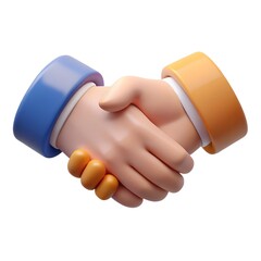 Handshake Icon Neutral Colored Hands Photo