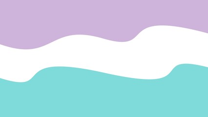 side wave blue green pastel color background lavender aqua sky