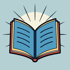 open book with heart