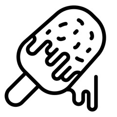 Melting Chocolate Chip Popsicle