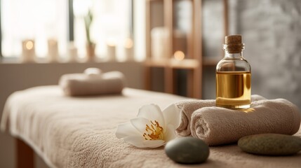 アロマセラピーの施術台