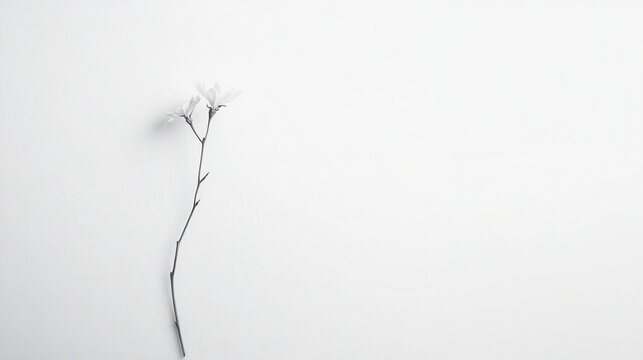 Minimal white paper background, soft shadows, gentle texture, negative space 