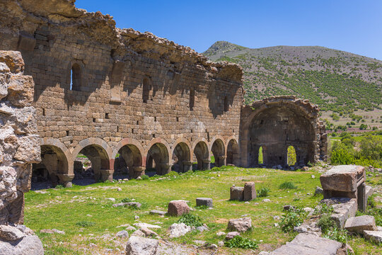 Historic ruins in the center of Madenşehri