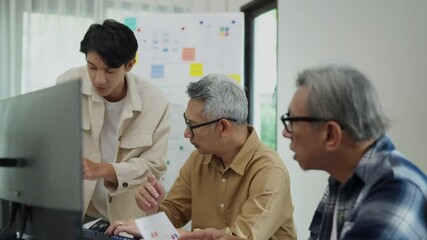 Elderly senior adults participate in online workshops focusing on programming, data analysis, and technology, fostering enjoyment, social connection, and continuous growth. - Powered by Adobe