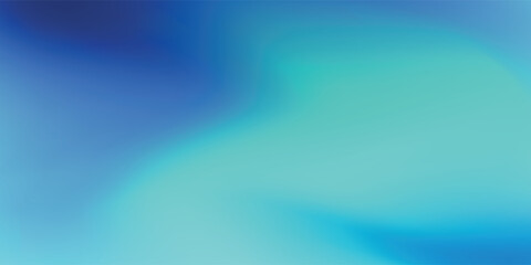 Abstract dark blue green gradient background texture, colorful scene with smoke or fog pattern. Cool mood of clouds. Digital technology vector illustration