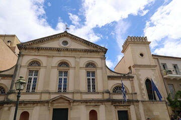 Catholic Cathedral of Saints James and Christopher Corfu Town, Greece  