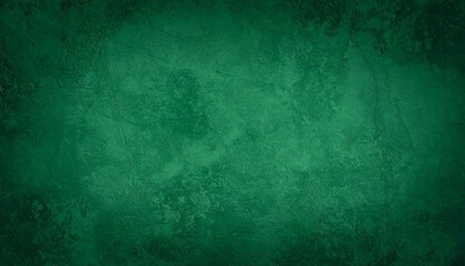 Obraz premium Old cement background in shades of green. Dark concrete texture material.