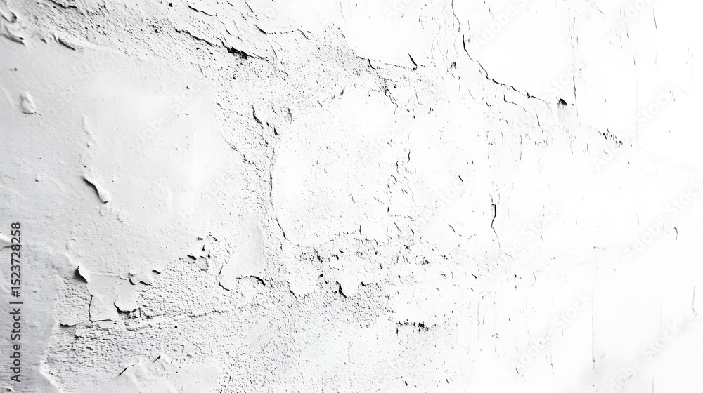 Poster textured white wall background in a clean minimalist studio setting with horizontal perspective