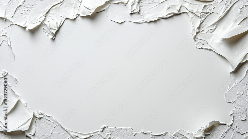 Poster white background art creation studio texture minimalist space close-up view modern design concept