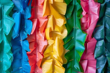 Colorful Tropical Leaves Background for Creative Designs and Art