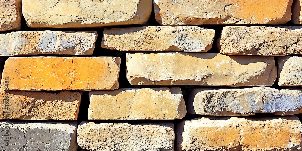 Poster rustic brick wall texture for background use in design elements